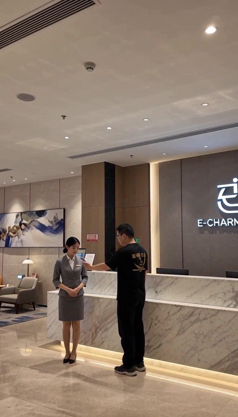 酒店大理石前台