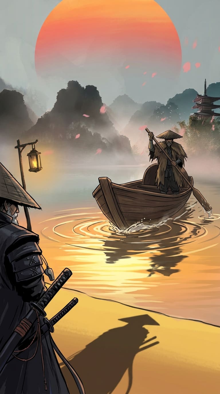 残阳入水
