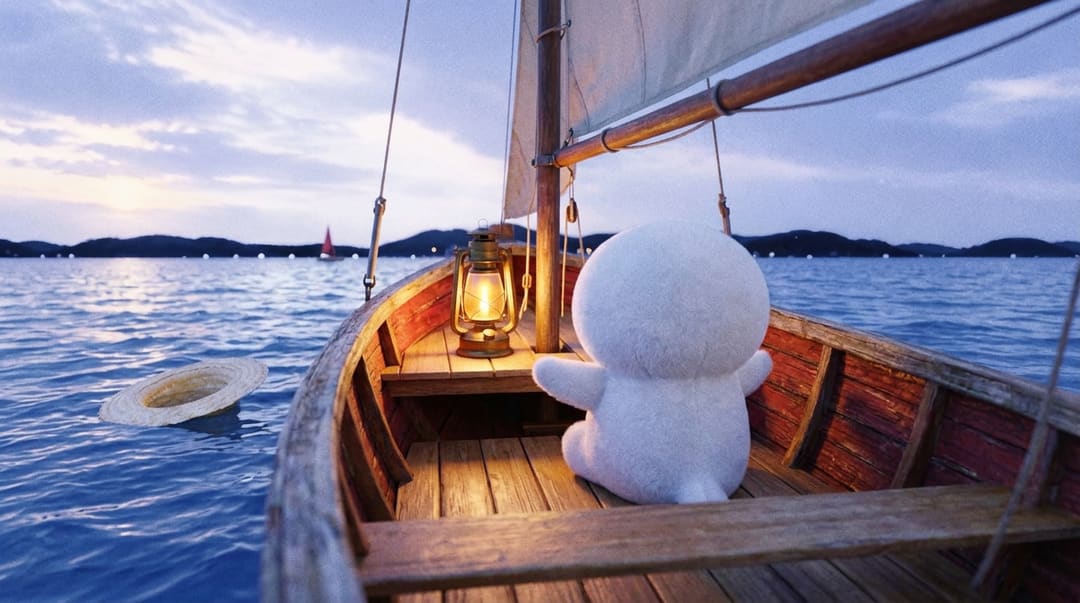Aboard the Crimson Skiff