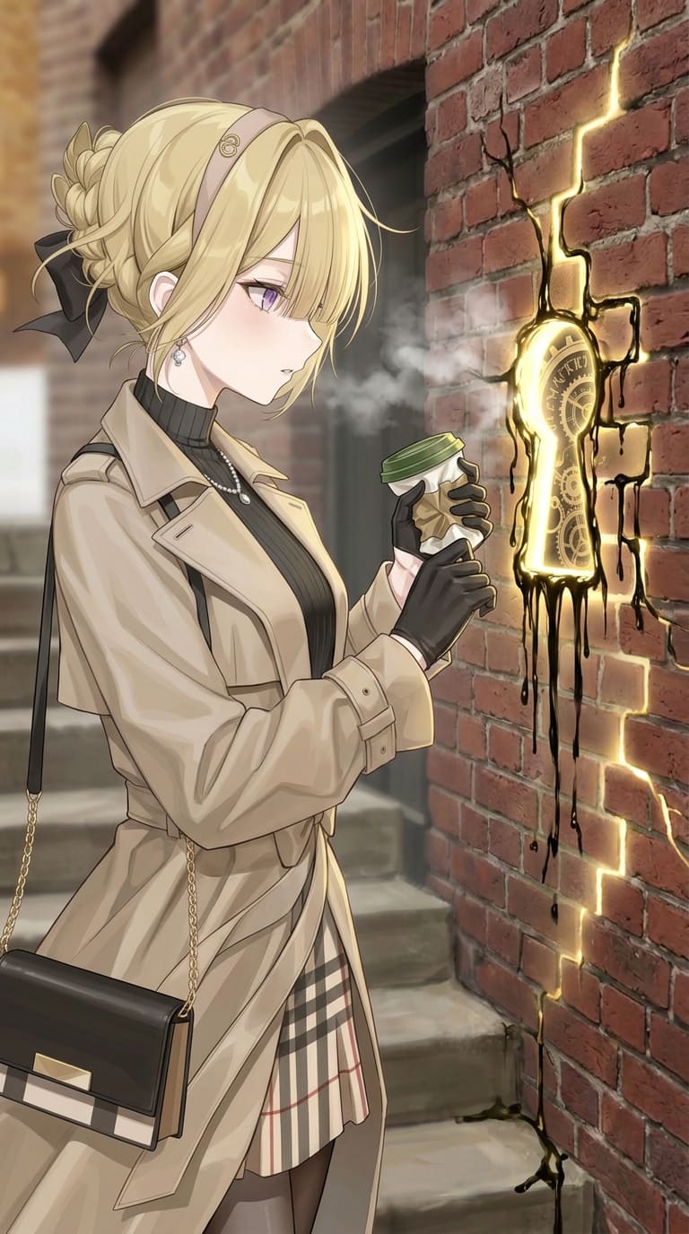 咖啡显迹的魔文