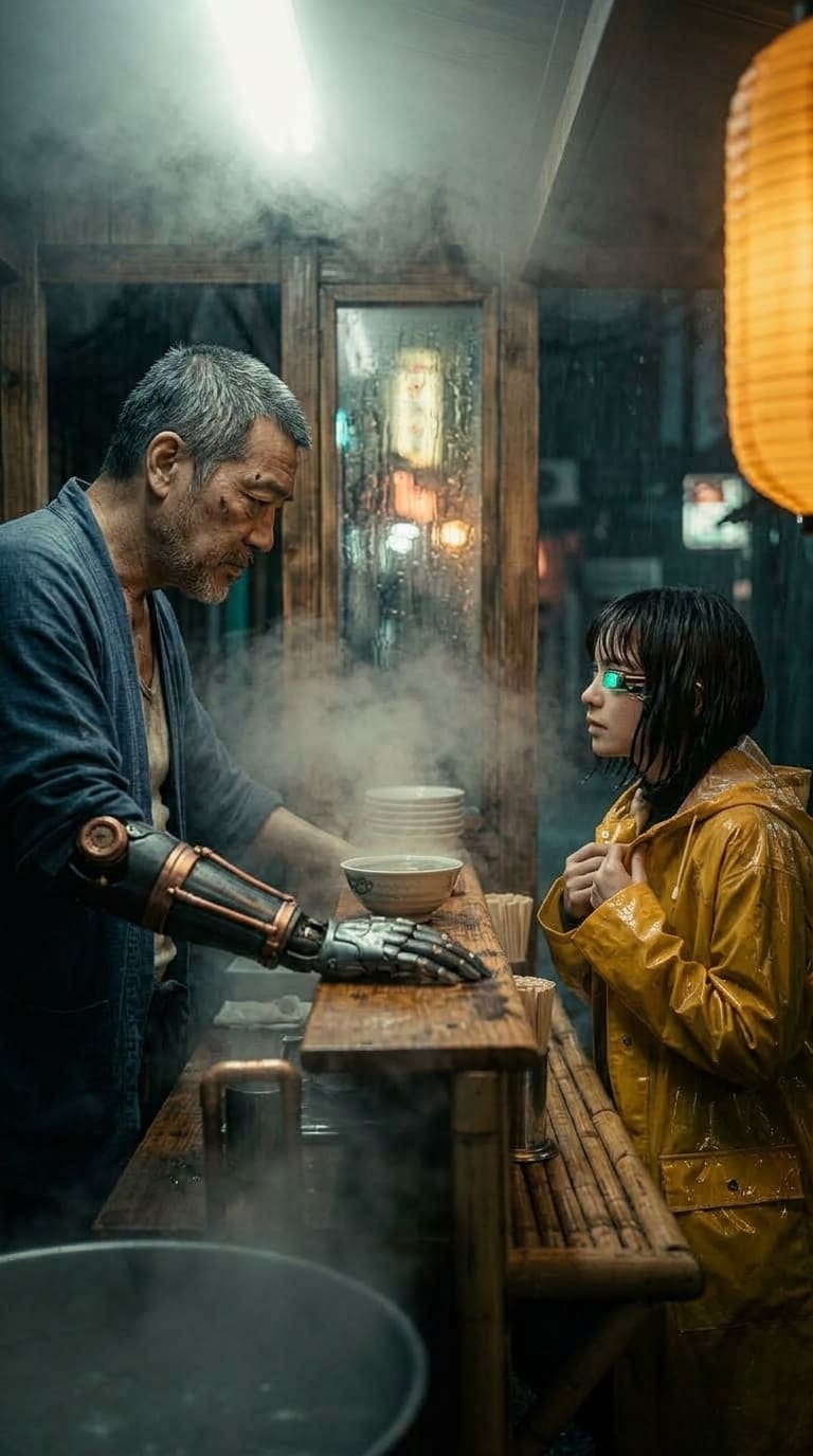 热茶与雨声